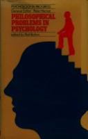 Philosophical problems in psychology /