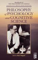 Philosophy of psychology and cognitive science /