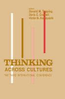 Thinking across cultures /