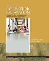 Handbook of counselor preparation : constructivist, developmental, and experiential approaches /