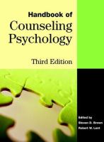 Handbook of counseling psychology /