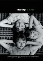 Identity : a reader /
