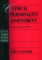 Clinical personality assessment : practical approaches /