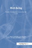 Well-being : positive development across the life course /