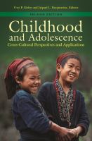Childhood and adolescence : cross-cultural perspectives and applications /