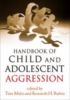 Handbook of child and adolescent aggression /