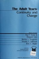 The Adult years : continuity and change /