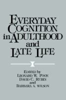 Everyday cognition in adulthood and late life /