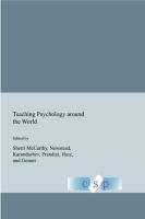 Teaching psychology around the world /