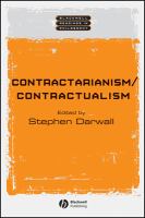 Contractarianism, contractualism /