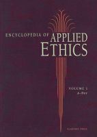 Encyclopedia of applied ethics /