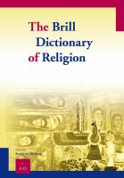 The Brill dictionary of religion /
