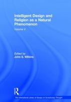 Intelligent design and religion as a natural phenomenon /