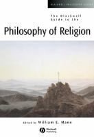 The Blackwell guide to the philosophy of religion /