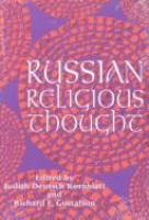 Russian religious thought /