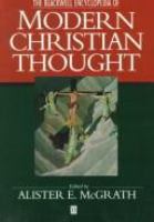 The Blackwell encyclopedia of modern Christian thought /