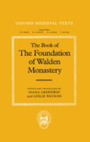 The book of the foundation of Walden Monastery /