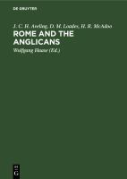 Rome and the Anglicans : historical and doctrinal aspects of Anglican-Roman Catholic relations /