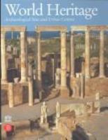 World heritage : archaeological sites and urban centres.