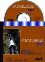 Pipelines 2007 advances and experiences with trenchless pipeline projects : July 8-11, 2007, Boston, Massachusetts /