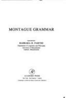 Montague grammar /