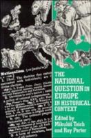 The National question in Europe in historical context /