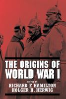 The origins of World War I /