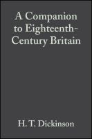 A companion to eighteenth-century Britain /