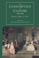 The consumption of culture, 1600-1800 : image, object, text /