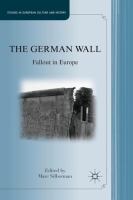 The German wall fallout in Europe /