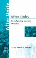 After unity : reconfiguring German identities /