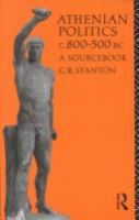 Athenian politics, c. 800 - 500 B.C : a sourcebook /