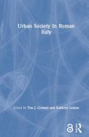Urban society in Roman Italy /