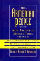 The Armenian people from ancient to modern times /