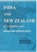 India and New Zealand in a rising Asia : issues and perspectives /