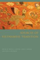 Sources of Vietnamese tradition /
