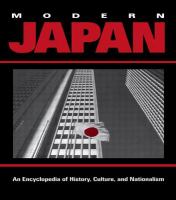 Modern Japan : an encyclopedia of history, culture, and nationalism /