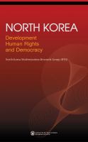 North Korea : development, human rights and democracy /