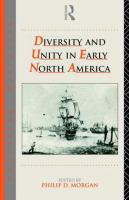 Diversity and unity in early North America /
