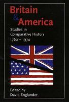 Britain and America : studies in comparative history, 1760-1970 /