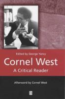Cornel West : a critical reader /