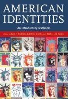 American identities : an introductory textbook /