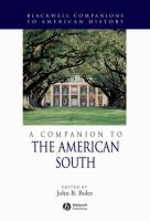 A companion to the American South /