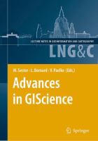 Advances in GIScience proceedings of the 12th AGILE conference /