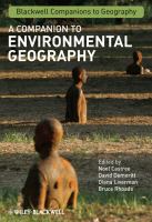 A companion to environmental geography /