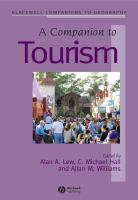 A companion to tourism /