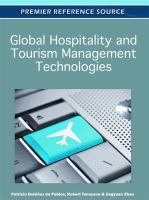Global hospitality and tourism management technologies /