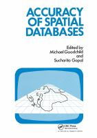 The Accuracy of spatial databases /