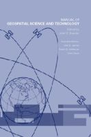 Manual of geospatial science and technology /