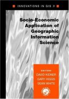 Socio-economic applications of geographic information science /